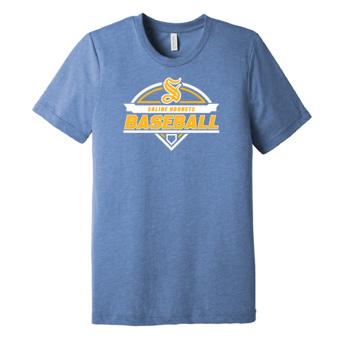 Bella Canvas Triblend Short Sleeve T-Shirt -- Blue Triblend