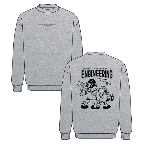 Gildan Heavy Blend Crew Neck Sweatshirt -- Sport Grey