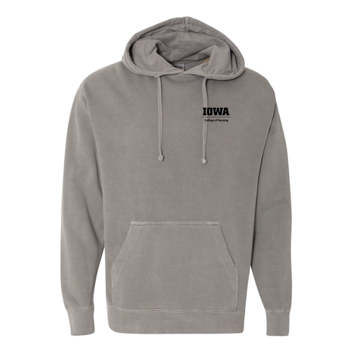 Comfort Colors Garment Dyed Hooded Pullover Sweatshirt -- Grey