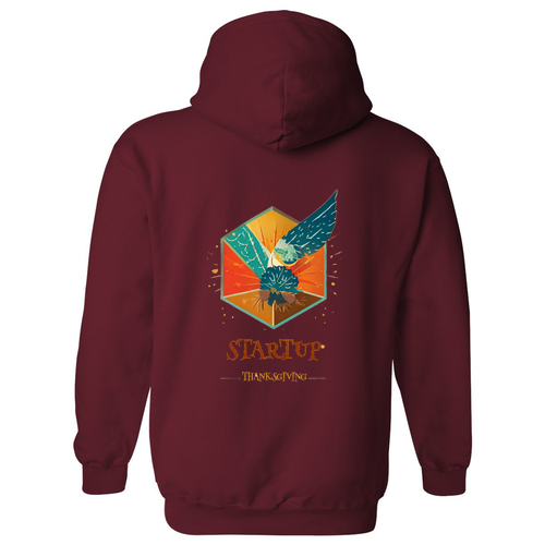 Gildan Heavy Blend Hooded Sweatshirt -- Garnet