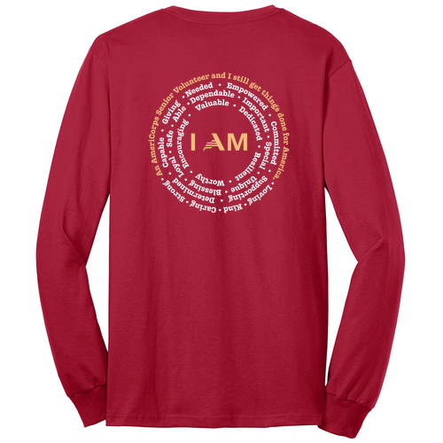 (Plus Sizes Only) I Am Longsleeve -- Red