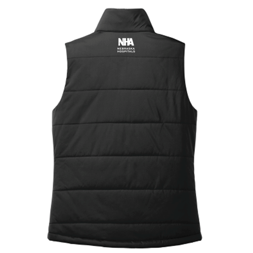 Port Authority Ladies Puffer Vest -- Deep Black