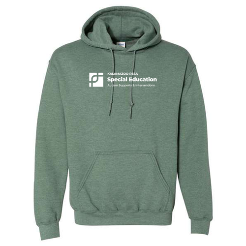 Gildan Heavy Blend Hooded Sweatshirt -- Heather Dark Green