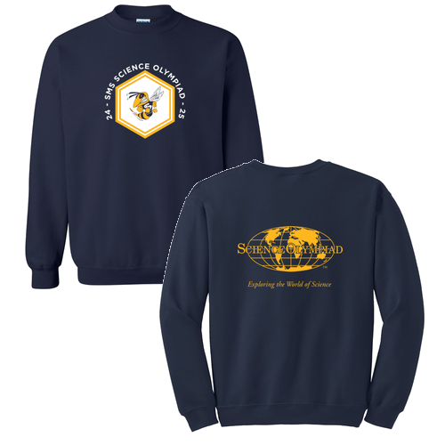 Mens/Unisex Gildan Heavy Blend Crew Neck Sweatshirt -- Navy