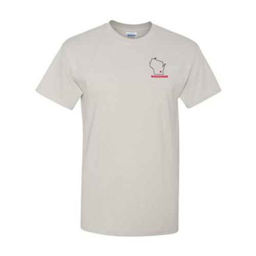 Gildan Heavy Cotton Basic T-Shirt -- Ice Grey