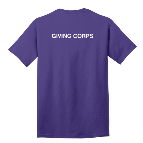 Port and Company 5.4 oz Cotton T-Shirt -- Purple