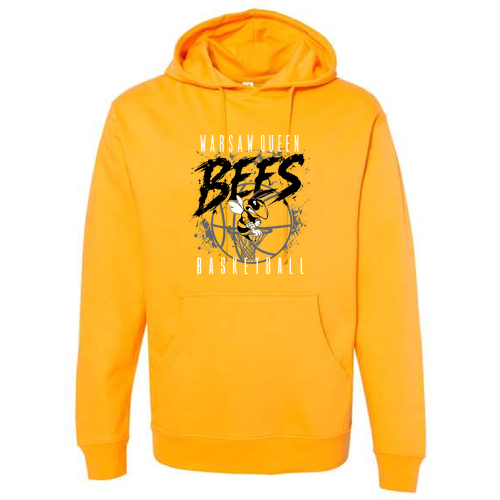 Queen Bees Independent Trading Midweight Hooded Sweatshirt -- Gold