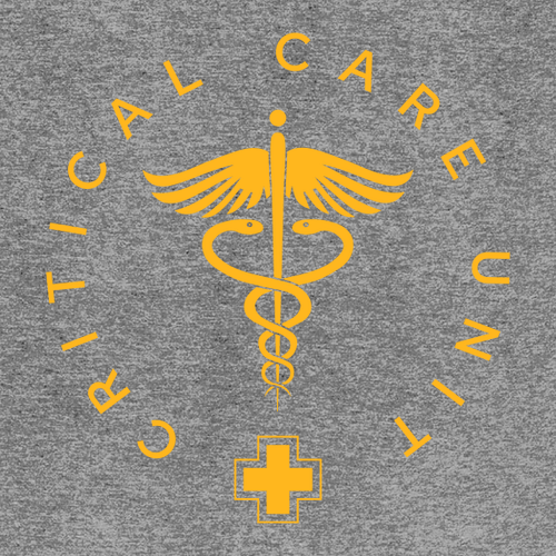 District Made Men's Perfect Tri V-Neck Tee -- Grey Frost