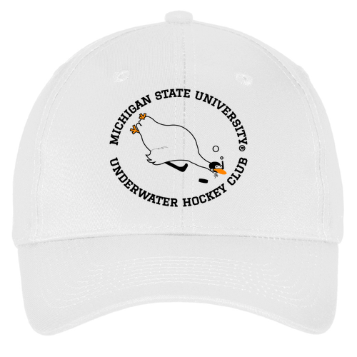 Port and Company 6-panel Twill Hat -- White