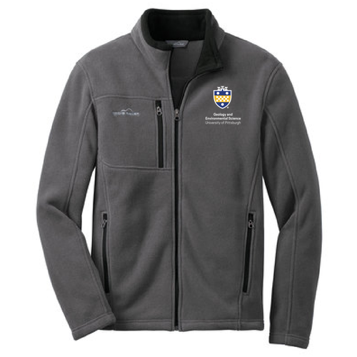 Eddie Bauer Full Zip Fleece Jacket -- Grey Steel