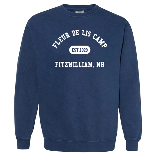 Comfort Colors Adult Crewneck Sweatshirt -- True Navy