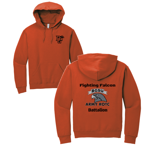 Jerzees 8 oz 50/50 Nublend Adult Hooded Sweatshirt -- Burnt Orange