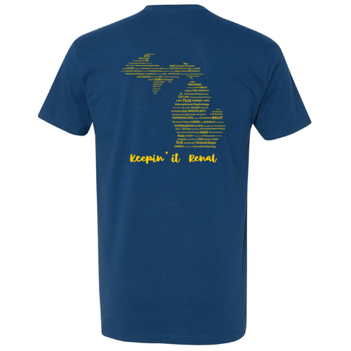 Mens/Unisex Next Level Soft Fitted Short Sleeve Tee -- Cool Blue