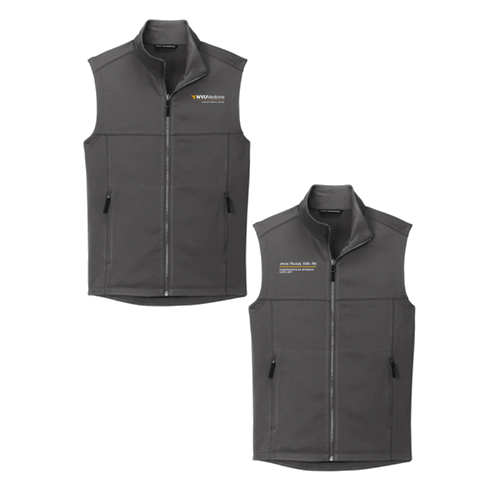 Port Authority Collective Smooth Fleece Vest -- Graphite