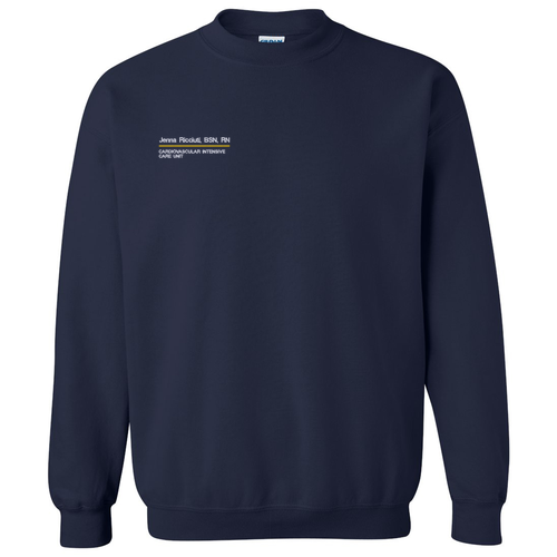 Gildan Heavy Blend Crew Neck Sweatshirt -- Navy