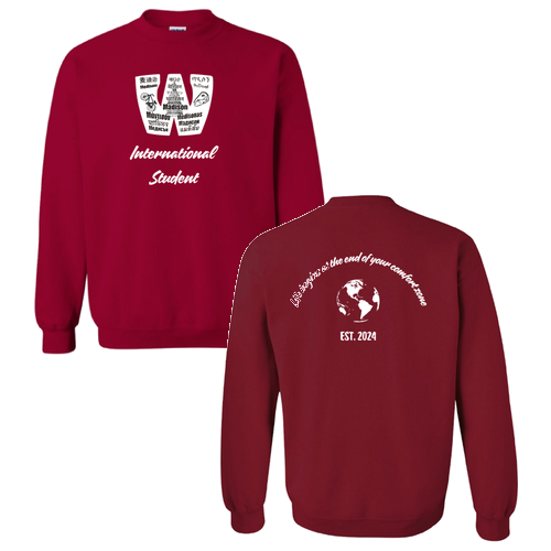 Gildan Heavy Blend Crew Neck Sweatshirt -- Cardinal Red
