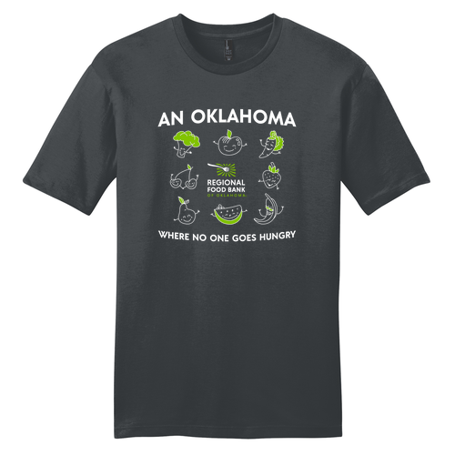 District Threads Very Important Tee -- Heathered Charcoal