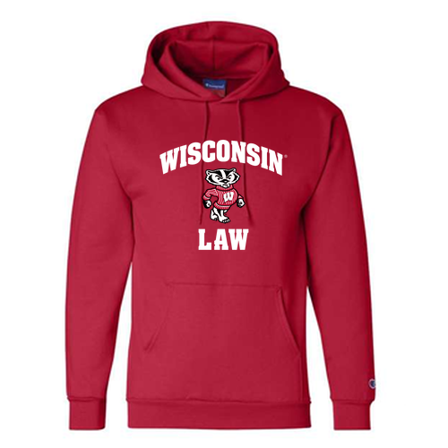 Champion Powerblend Adult Hooded Sweatshirt -- Scarlet