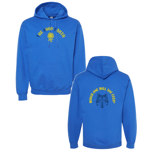 Gildan Adult Softstyle Fleece Pullover Hooded Sweatshirt -- Royal