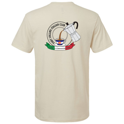 60/40 Cotton/Poly CVC T-shirts -- Men’s styling -- Heather Cream