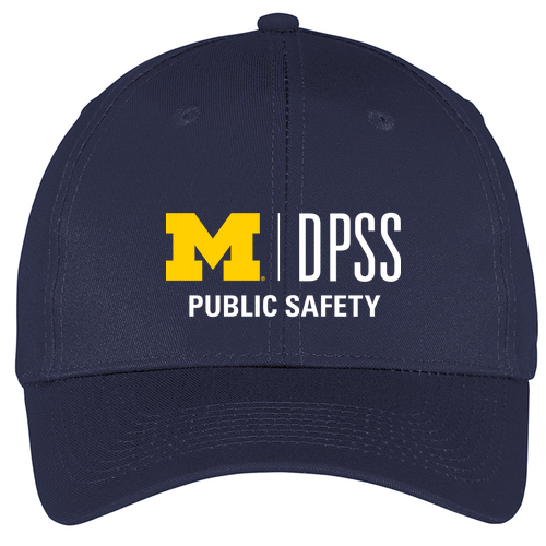 Mens/Unisex Port and Company 6-panel Twill Hat -- True Navy