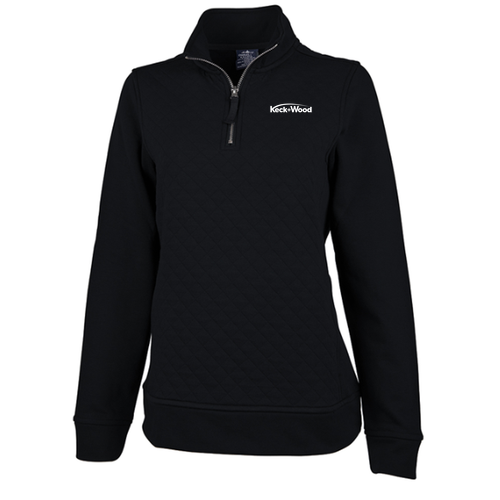 Charles River Women's Franconia Quilted Pullover -- Black
