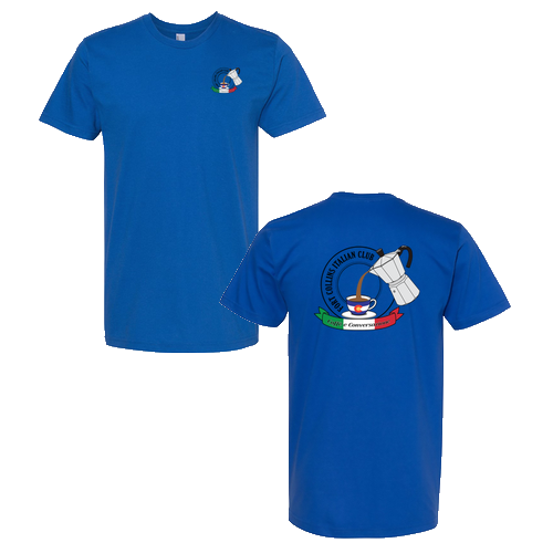 100% Cotton T-shirts -- Men’s styling -- Royal Blue