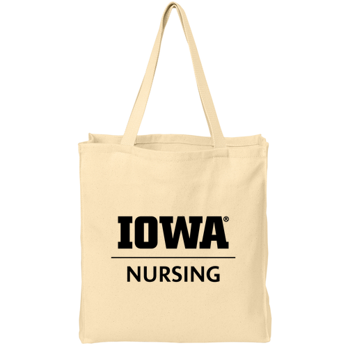 Port and Company Over The Shoulder Grocery Tote -- Natural
