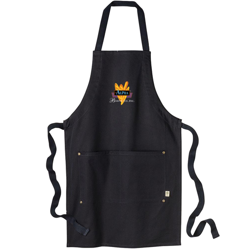 econscious 8 oz. Organic Cotton/Recycled Polyester Eco Apron -- Black