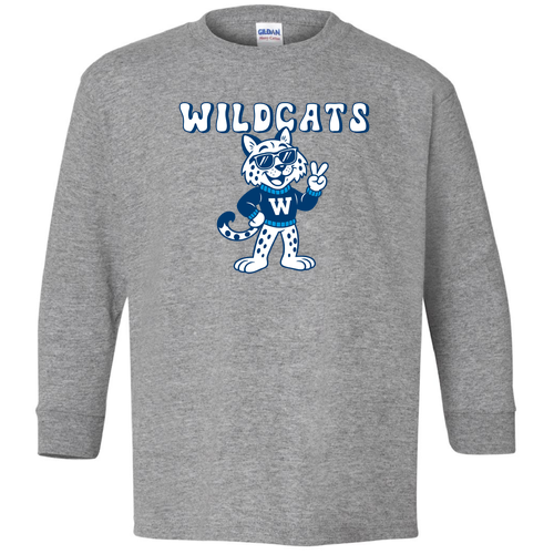 Gildan Youth Heavy Cotton Longsleeve -- Sport Grey