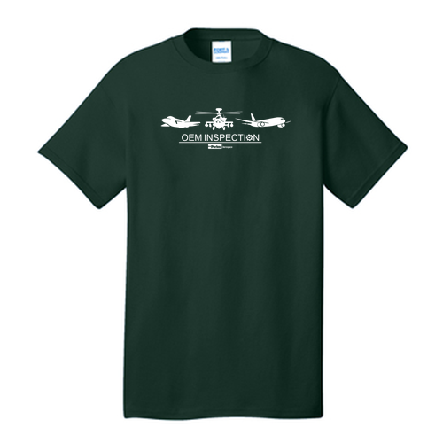 Port and Company 5.4 oz Cotton T-Shirt -- Dark Green