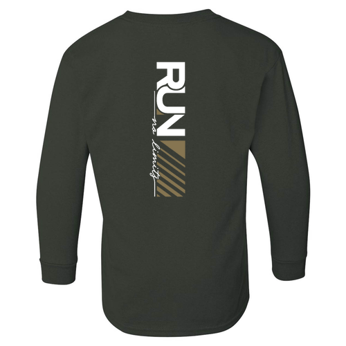 Gildan Youth Heavy Cotton Longsleeve -- Forest Green