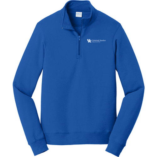 Port & Company Fan Favorite Fleece Quarter Zip Criminal Justice