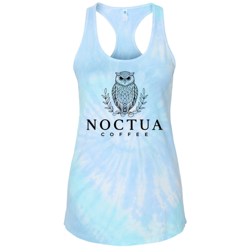 Colortone Tie Dye Racerback Tanks -- Lagoon