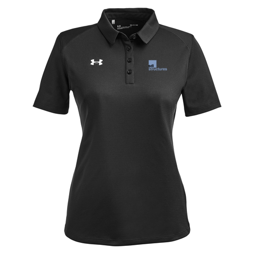 Under Armour Ladies' Tech Polo -- Black / Wht _001, $61