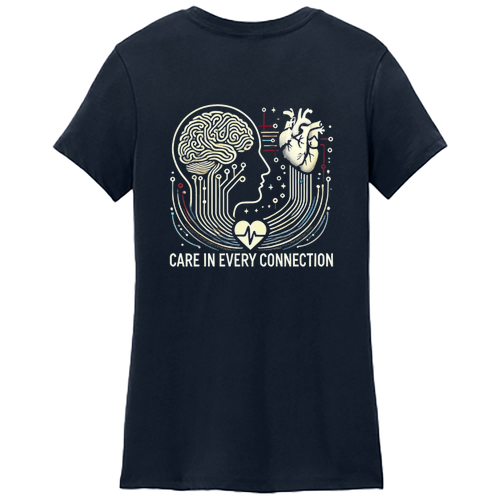 District Made Slim Fit Perfect Weight Crew Tee -- New Navy