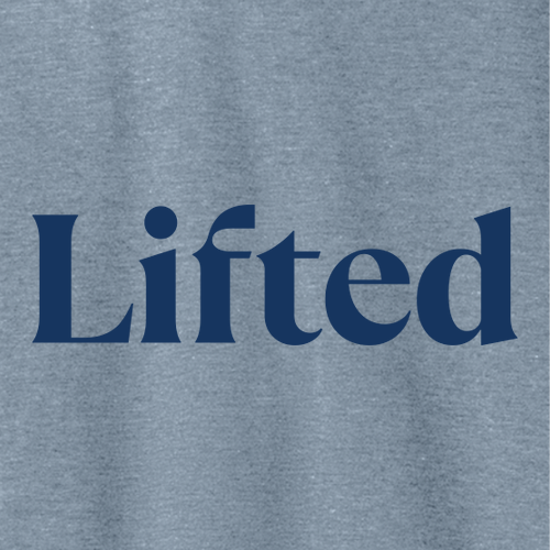 Women's District Perfect Tri Muscle Tank -- Flint Blue Heather