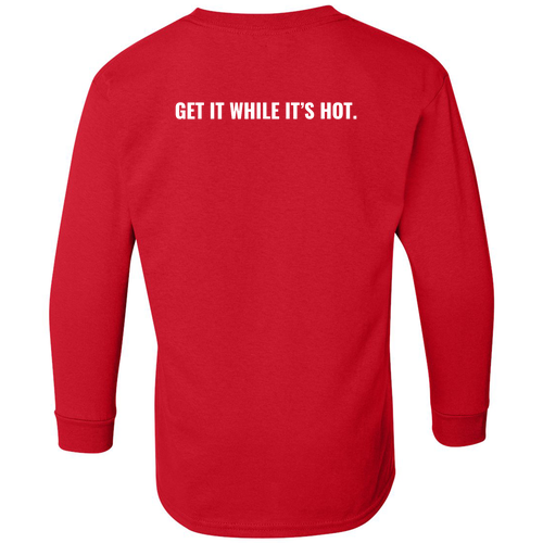 Gildan Youth Heavy Cotton Longsleeve -- Red