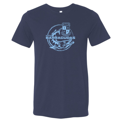 Bella Canvas Soft Fitted Triblend Short Sleeve T-Shirt -- Navy TriBlend