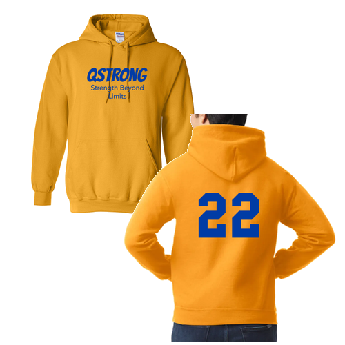 Gildan Heavy Blend Hooded Sweatshirt -- Gold