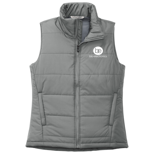 Port Authority Ladies Puffer Vest -- Shadow Grey [HIDE]