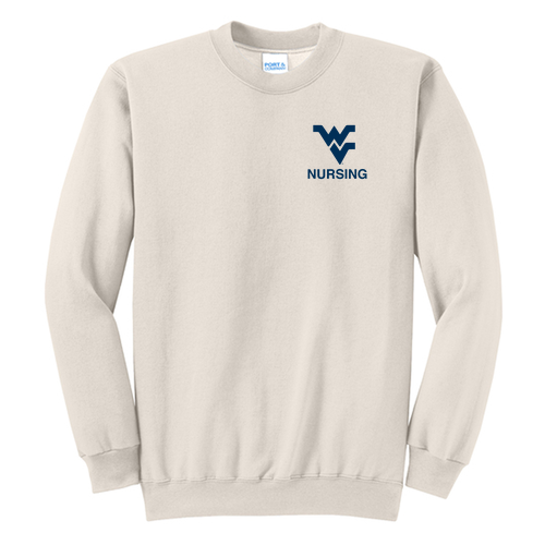 More Nurses Port and Company Classic Crewneck Sweatshirt -- Natural