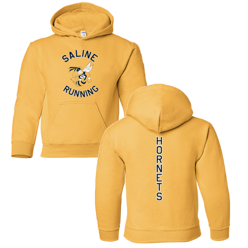 Gildan Heavy Blend Youth Hooded Sweatshirt -- Gold