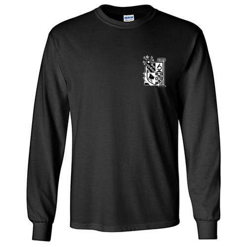Gildan Ultra Cotton Longsleeve Basic T-Shirt -- Black