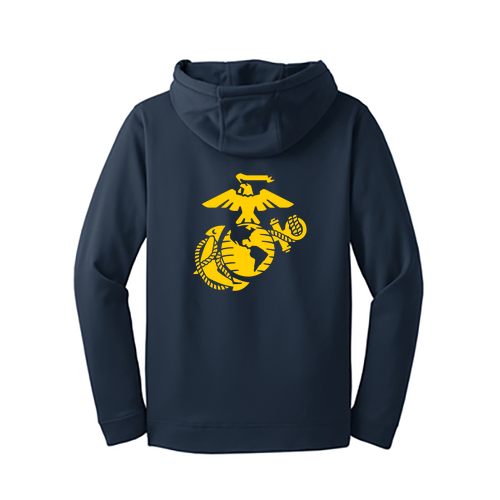 Mens/Unisex Sport-Tek Fleece Hooded Pullover -- Navy