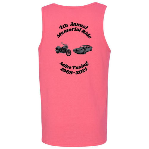 Gildan Heavy Cotton Adult Tank Top -- Safety Pink