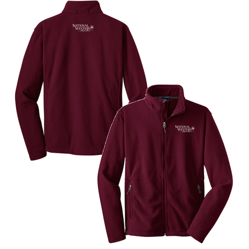 Port Authority Value Fleece Jacket -- Maroon