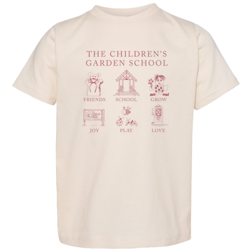 Rabbit Skins Toddler 4.5 oz. Fine Jersey Tee: Pink Design