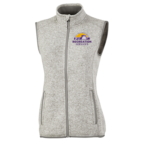 Womens Pacific Heathered Vest -- Light Grey Heather