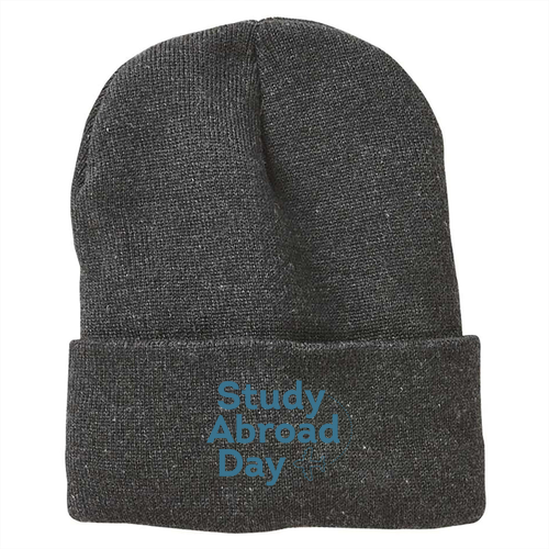 Sportsman Fleece Lined 12" Cuffed Beanie -- Heather Charcoal